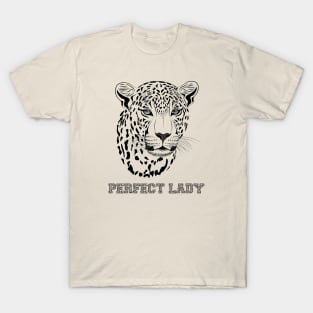 Funny T-Shirt Leopard Perfect Lady T-Shirt